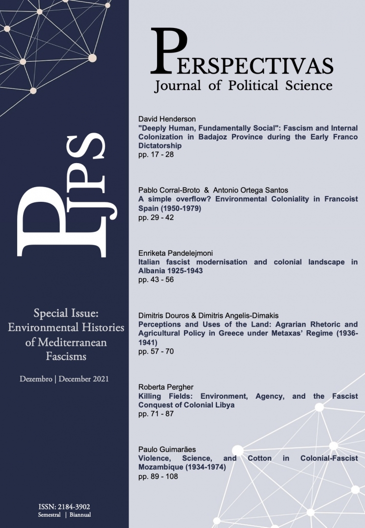 Environmental Histories of Mediterranean Fascisms