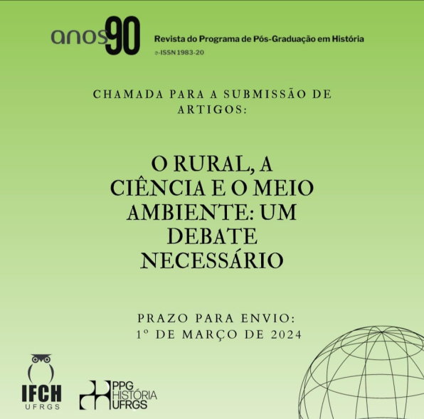 Call for articles: THE RURAL, SCIENCE, AND THE ENVIRONMENT: A NECESSARY DEBATE