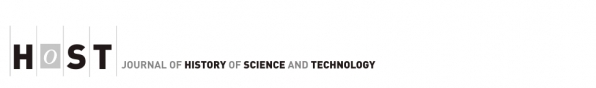 Novo número (13.2, Dezembro de 2019) da HoST — Journal of History of Science and Technology